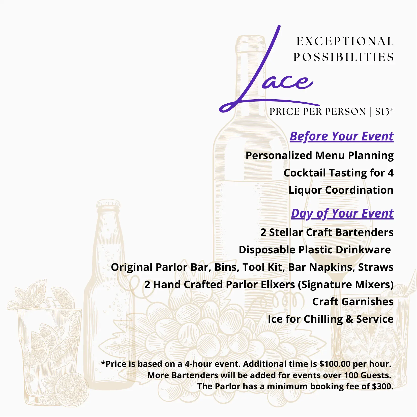 Lace Bartending Service In Colorado