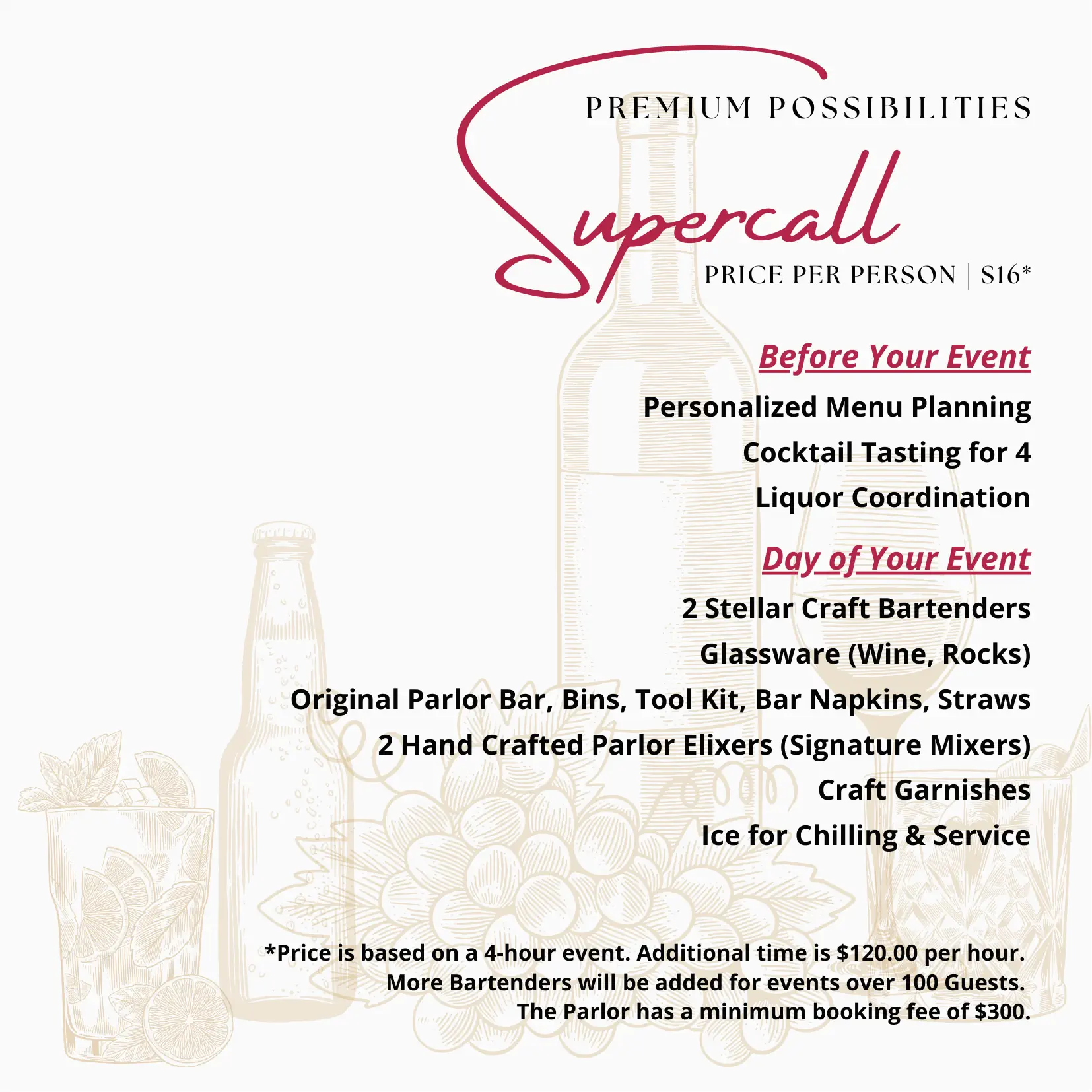 SuperCall Bartending Service In Colorado